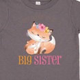 thumbnail image 4 of Inktastic I Am Going to Be a Big Sister - Floral Fox Girls Toddler T-Shirt, 4 of 5