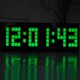 thumbnail image 2 of Reloj despertador digital LED grande para gimnasio, tiempo de demostración, temporizador de cuenta regresiva, calendario, mesa de temperatura o reloj de pared Guardurnaity DZ4301-03B, 2 of 2