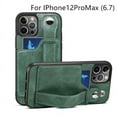 thumbnail image 4 of 3-in-1 Wrist Band Card Holder Bracket Mobile Phone Case Soft Handmade PU Leather Phone Protective Cover New, 4 of 5