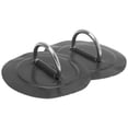 thumbnail image 3 of 2 Pcs Coussinets d'Anneau en PVC Noir, Accessoires de Patch d'Anneau en Acier Inoxydable - Robustes, Résistants aux UV, Forte Adhérence, Faciles à Installer - Idéaux pour Bateaux Gonflables, Kayaks, Canoës, Radeaux et Planches de Surf, 3 of 6