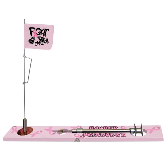 Beaver Dam Ice Fishing, 22" Breast Cancer Tip Up for Trout, Perch, Pike & Walleye