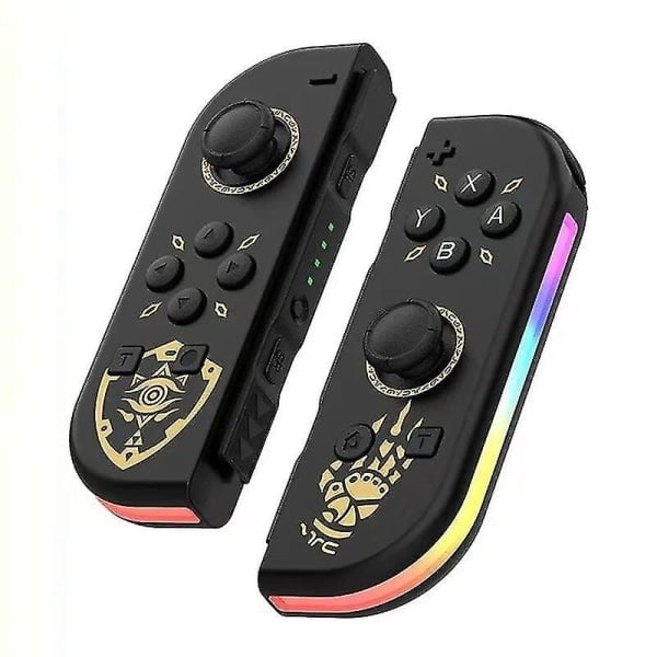 Wireless Controller Compatible with Nintendo Switch, OLED, Lite Gamepad Joystick (L/R) Replacement with RGB Right