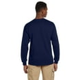 thumbnail image 2 of Gildan Ultra Cotton® 6 oz. Long-Sleeve Pocket Men T-Shirt Navy 2X-Large, 2 of 3
