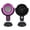 Black and Purple, variant on BIMZUC Desktop Range Hood 2 Speed Negative Ion USB Powered Portable Kitchen Exhaust Fan for Apartment 5V 8W, Black and Gold