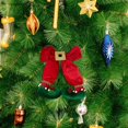 thumbnail image 2 of Pie de Elfo Colgante Árbol de Navidad Lazo Botas de Elfo Colgante Diseño de Ambiente de Hotel para Escenas de Fiesta de Año Nuevo Arreglo-Rojo y Verde, 2 of 5