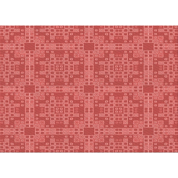Ahgly Company Machine Washable Indoor Rectangle Transitional Red Area Rugs, 2' x 4'
