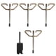 thumbnail image 3 of Anclajes para pesca en hielo Colamx 4 Piezas con adaptador de taladro, 3 of 8