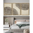 thumbnail image 2 of SHENIFY Farmhouse Vintage Abstract Drawings Rustic Modern Wall Art 16x24in3pcs Natural Framed Set Gray Wood Tree Ring Spirals Nature Art Decor for Living Room Bedroom, 2 of 5