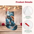 thumbnail image 4 of Lsque 18 Inches Cute Koi Fish Serenity Pattern Christmas Stockings Hanging Ornaments,Knitted Xmas Fireplace Hanging Stocking,Holiday Decoration, 4 of 8