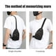 thumbnail image 5 of mfyjkho Bolso bandolera impermeable para hombre, multifuncional, ligero y bandolera de tela resistente para deportes al aire libre y viajes (1 unidad), 5 of 7