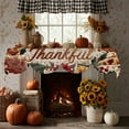 thumbnail image 6 of YOPINCO Fall Fireplace Skirt Autumn Decorative Throw 79x20inch Harvest Themed Fireplace Accent Thanksgiving Table Window Treatments, 6 of 8