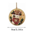 thumbnail image 3 of 6 Pack Acrylic Christmas Ornament DIY Diamond Painting Kit, Pearl Art Kit for Adult, Hanging Diamond Art Ornament Set, Xmas Tree Decor Craft Gift, 3 of 5