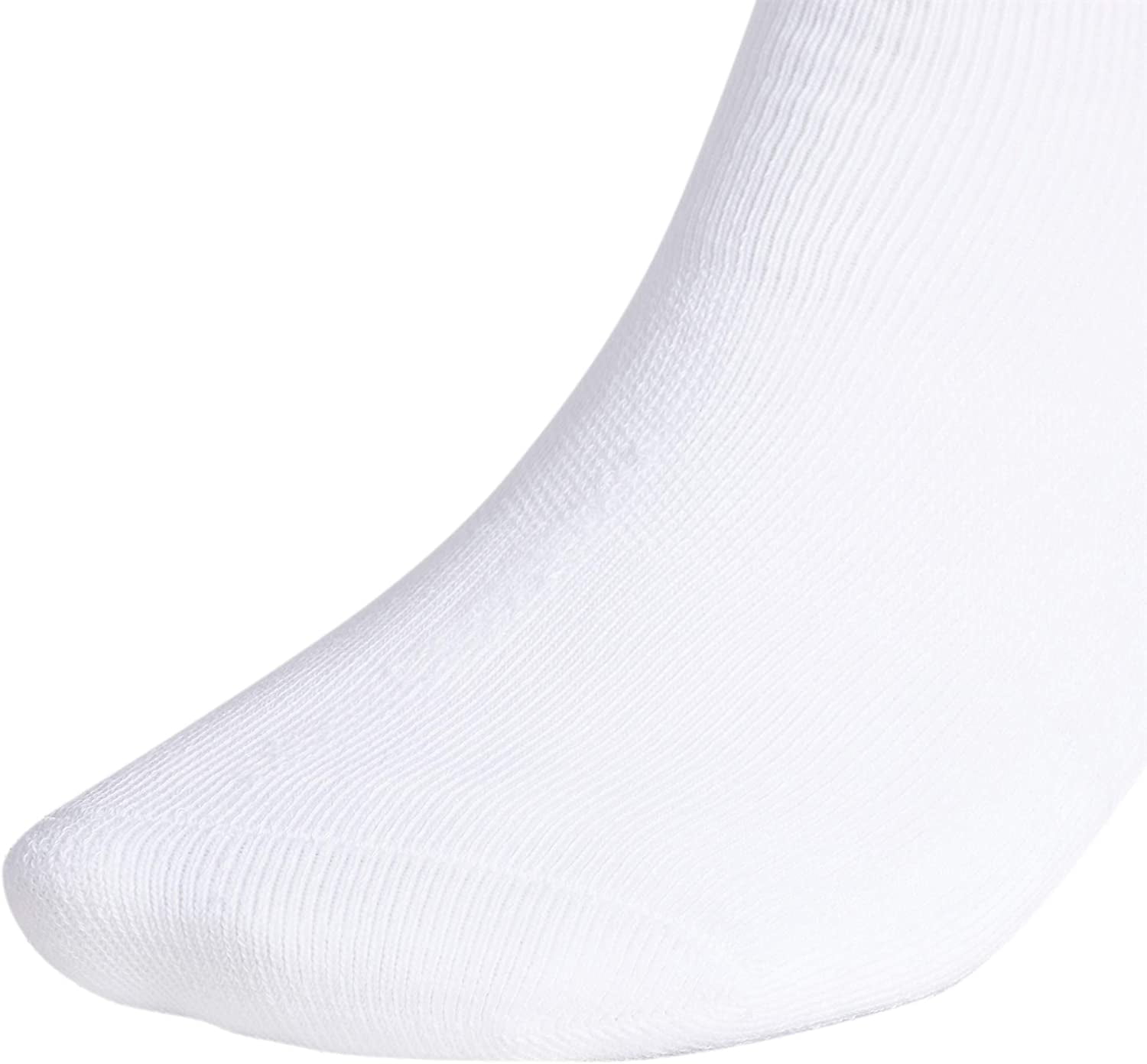 Adidas Trefoil Crew 6 Pairs Unisex Socks Size 6-12, Color: White