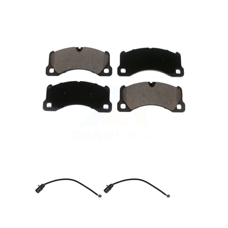 TEC Front Ceramic Disc Brake Pads and Wear Sensors Kit for Car 2017 Porsche Macan 2.0L KTW-100954