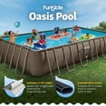 thumbnail image 4 of Funsicle 24 Ft Oasis Designer Lap Above Ground Pool with Pump, Rectangular Frame, 4 of 6