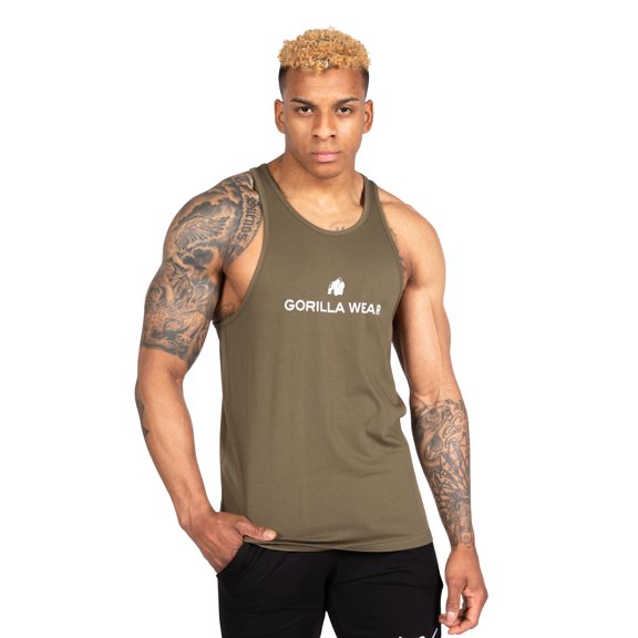 Carter Stretch Tank Top - Army Green
