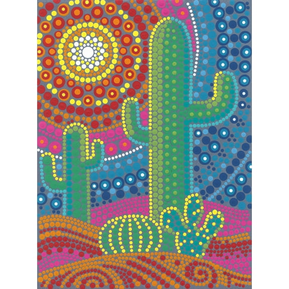 Paintworks® Cactus Dot Paint by Number Kit