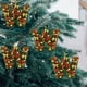 thumbnail image 3 of Adornos navideños artesanales decorativos para el árbol, monogramas decorativos acrílicos 2D con gorro de Papá Noel, 26 letras, adornos navideños colgantes para manualidades, decoración navideña para, 3 of 5