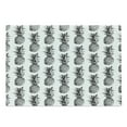 thumbnail image 1 of Pineapple Cutting Board, Hand Drawn Tropical Theme Vintage Style Pineapple Fruit Pattern, Decorative Tempered Glass Cutting and Serving Board, Large Size, Black Grey White, by Ambesonne, 1 of 1