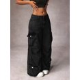 thumbnail image 4 of Women Solid‑Color Casual Denim Jeans, Fashion Versatile Daily‑Wear Long Denim Trousers, 4 of 5