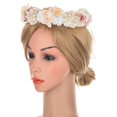 thumbnail image 3 of Paquete de 2 diademas de flores para mujer, corona para el pelo, corona, accesorios para fotos, diadema Púrpura champán jinwen Diadema de flores, 3 of 7