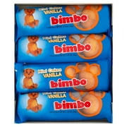 Bimbo Vanilla Mini Cakes, 4 Pack, Individually Wrap