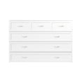 thumbnail image 4 of AFI Vivian Queen Solid Wood Murphy Bed Chest with Drawer & Charger, White, 4 of 7