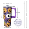 thumbnail image 2 of 30oz Halloween Tumbler with Handle – Skeleton Ghost Drinkware with Lid and Straw – Horror Theme Travel Cup – Birthday Gifts Coffee Mug, 2 of 5