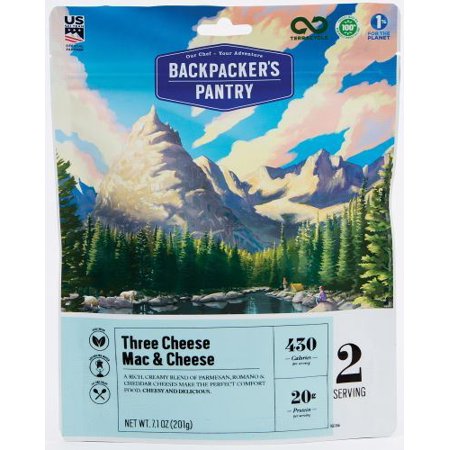 Backpackers Pantry 701105 Three Cheese Mac & Cheese 2p, Pack of (Best Store Mac And Cheese)