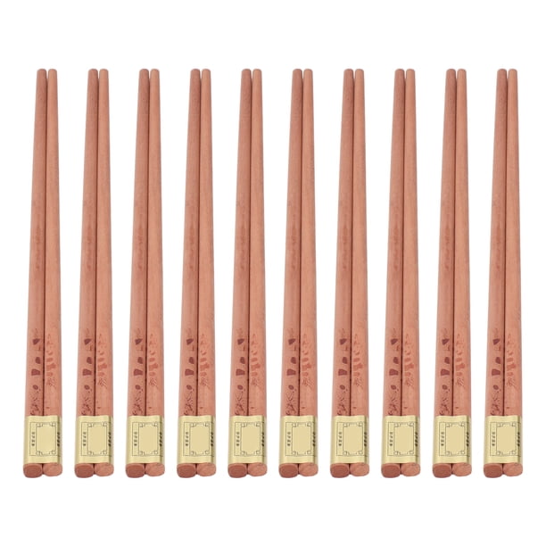 Palillos De Madera, Palillos Reutilizables Duraderos Antideslizantes Respetuosos Del Medio Ambiente Para El Hogar
