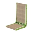 thumbnail image 2 of DimyFew Cat Scratcher Pad Cat Board Pad Vertical Cat Scratching Board Cardboard Cat Scratcher for Indoor Cats Suitable for Cat House Wall And Couch Protection green, 2 of 8