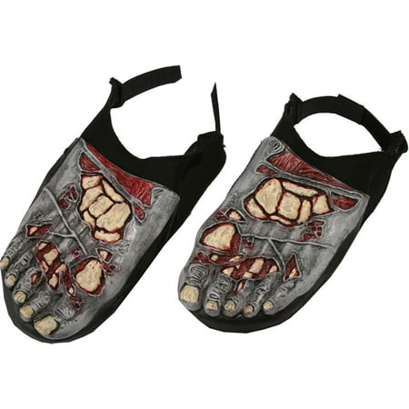 Morris Costumes Adult Halloween Zombie Feet Covers Walking Dead Shoe, Style FW90136