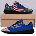 thumbnail image 3 of Michigan Stte Robin Bird and Apple Blossom Flower Shoes Sneakers Black Size 8, 3 of 7