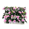 thumbnail image 2 of Panel de Cerca de Seto Artificial con Hojas Falsas Densas y Flores Amarillas, Pantalla Decorativa Resistente a la Intemperie para Balcones, Jardines y Espacios Exteriores, 2 of 7