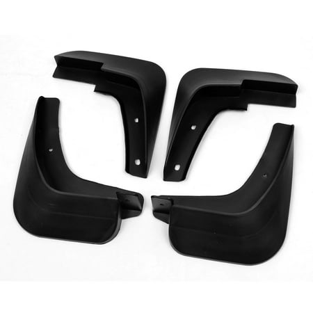 Unique Bargains Car Black Splash Guards Front Rear Mud Flaps Set for Sail 2010