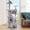 Light Gray, variant on WDZS 55 Inch Cat Tree Tower, Multi-Level with Cat Scratching Post, Indoor Cat Condo with Climbing Ladder, Plush Toy, Play House for Cat,Brown