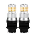 thumbnail image 1 of Juego de 2 bombillas LED intermitentes para luces de freno y de marcha atrás de coche Amarillo 3157, 1 of 9