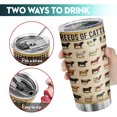 thumbnail image 4 of Vaso de viaje Oasisdream de acero inoxidable con estampado de ganado, 600 ml, 4 of 6