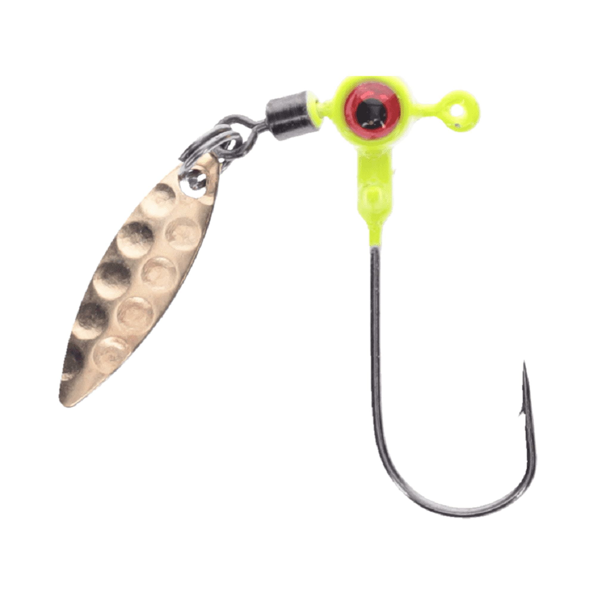 Strike King SS Spins - Crappie Heads 1/16 Chartreuse