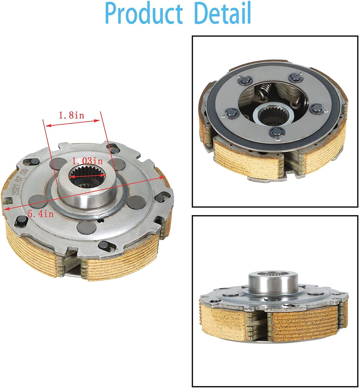 labwork Wet Clutch Kit Drum One Way Filter Replacement for UTV 500 700  HS700 MSU 500 Massimo - Walmart.com, image size:1385x1500