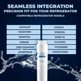 thumbnail image 4 of Mist MSWF Refrigerator Water Filter Replacement Cartridge for GE, Refrigerator Water Filter compatible with 101820A, 101821B, 101821. GE MSWF, 3-pack, 4 of 7