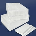 thumbnail image 4 of HAMPPLIES Convenient Hand Napkins White Paper Towels Bulk for Bathroom and Multi Use, 4 of 8