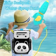 Toy for Kids Children's Backpack Water Bomb Toy Pull-out Beach Play Water Spray Bomb