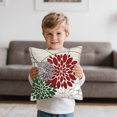 thumbnail image 4 of CANX Elegant Colored Throw Pillows Farmhouse Outdoor For Home Living Room Sofa Couch Bed Modern Floral Linen Square Cushion Set Of 2 One Size Utility, 4 of 5