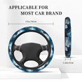 thumbnail image 3 of Balery Blue Thunder Storm Dragon Fundas elásticas antideslizantes para volante, funda protectora universal para hombre y mujer, 15 pulgadas, accesorios para coche., 3 of 6