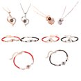 thumbnail image 2 of Collar personalizado, colgante geométrico brillante a prueba de herrumbre, proyección de memoria romántica, hermosa pulsera, boda, fiesta de Ropa, zapatos y accesorios Miscelánea Tipo 5 Jumpingount AP010642-05B, 2 of 6