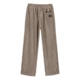 thumbnail image 6 of Men's Corduroy Pants Ribbed Texture Straight Leg Retro Streetwear Casual, 6 of 9