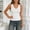 White, variant on Women'S Tanks Camis Sleek Rib Knit Tank Top For Slim Fit Sleeveless Knitwear Casual Everyday Wear Sleeveless Crew Neck Apparel Black M