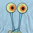 thumbnail image 2 of SpongeBob SquarePants Gary Snail Smile Adult Pull-Over Hoodie, Light Blue, Small, 2 of 5