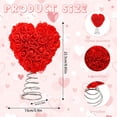 thumbnail image 4 of GFHFHITJ Valentines Table Decor Valentines's Day Preserved Rose Tree Top Ornament, 4 of 6